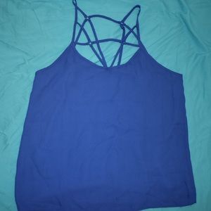 Strappy Blue Tank